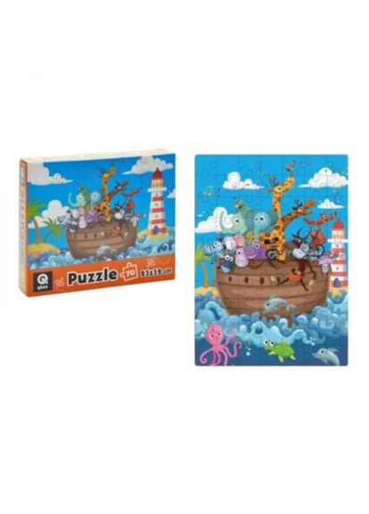 Пазли - 70 елм. "Звірятка на кораблику" qbee (369966779)