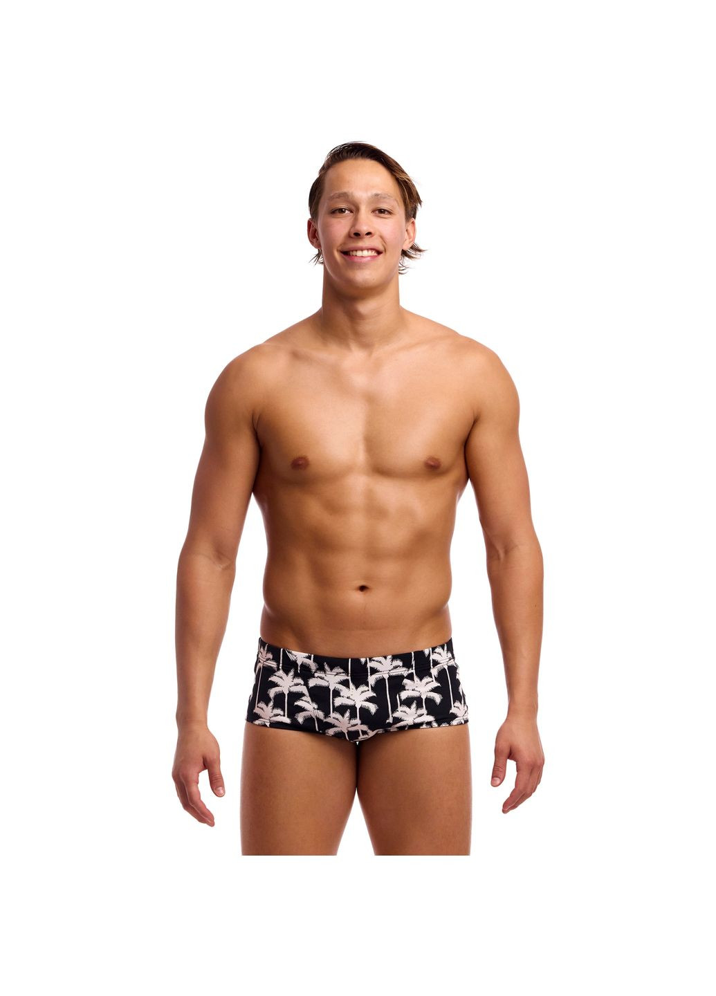 Мужские черные мужские плавки funky trunks men's classic trunks palm night (fts001m01991) размер 30 черные с пальмами Funky Trunks & Funkita