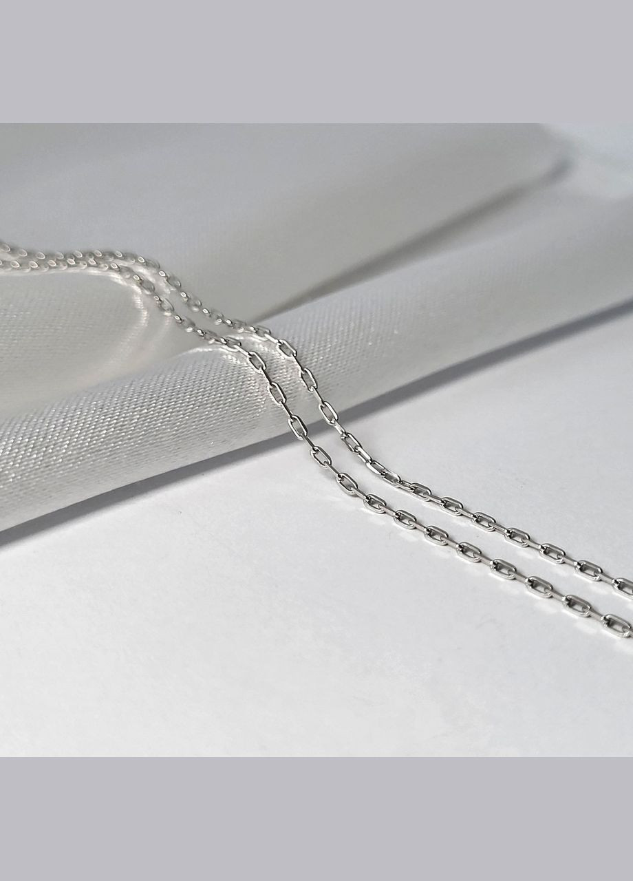 Срібний ланцюжок ланцюг Якор см срібло 925 проби Родоване 1.50 г 849р1/40 No Brand (306854804)