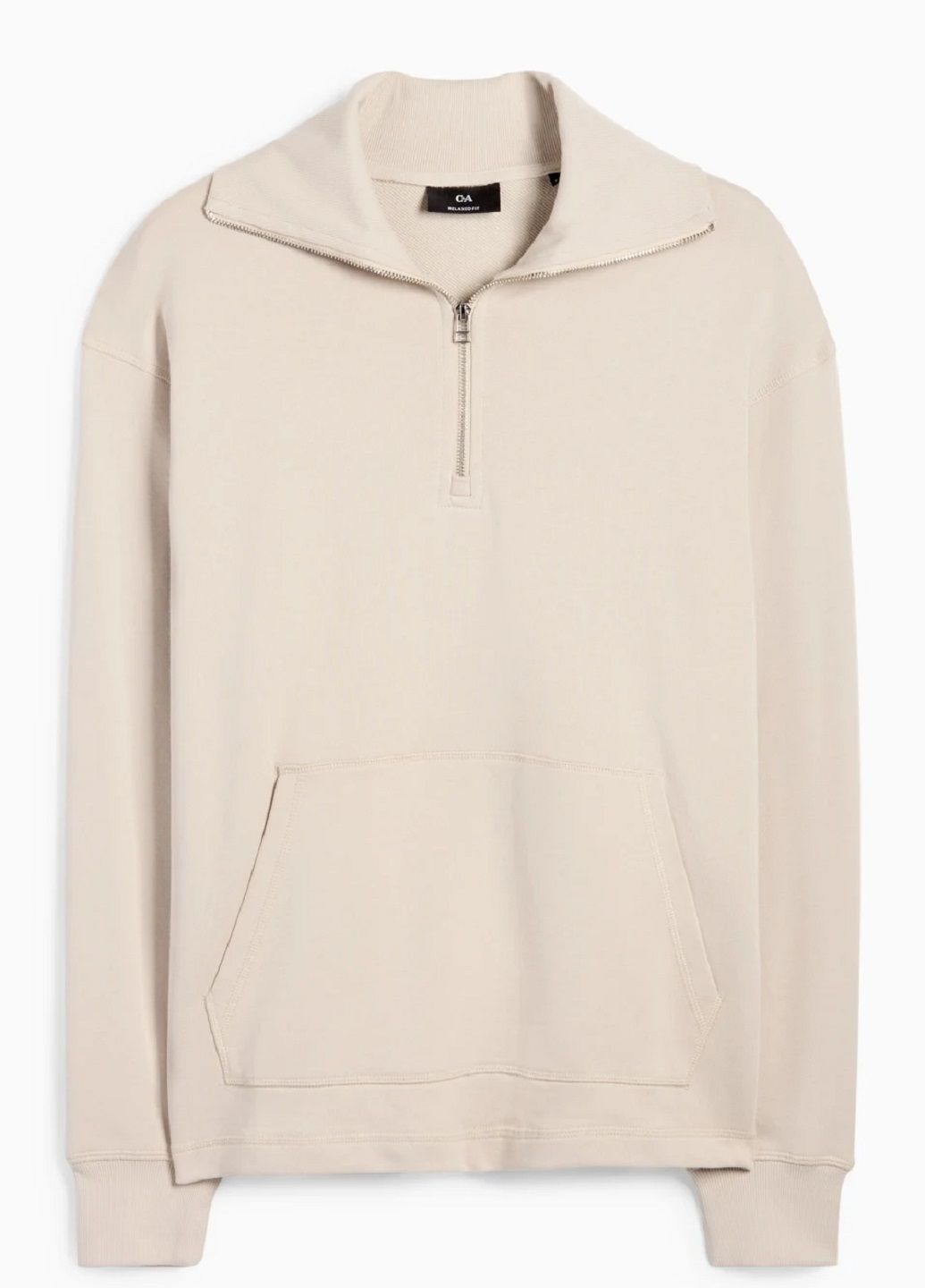 Светло-бежевый свитшот C&A однотонный (361675876)