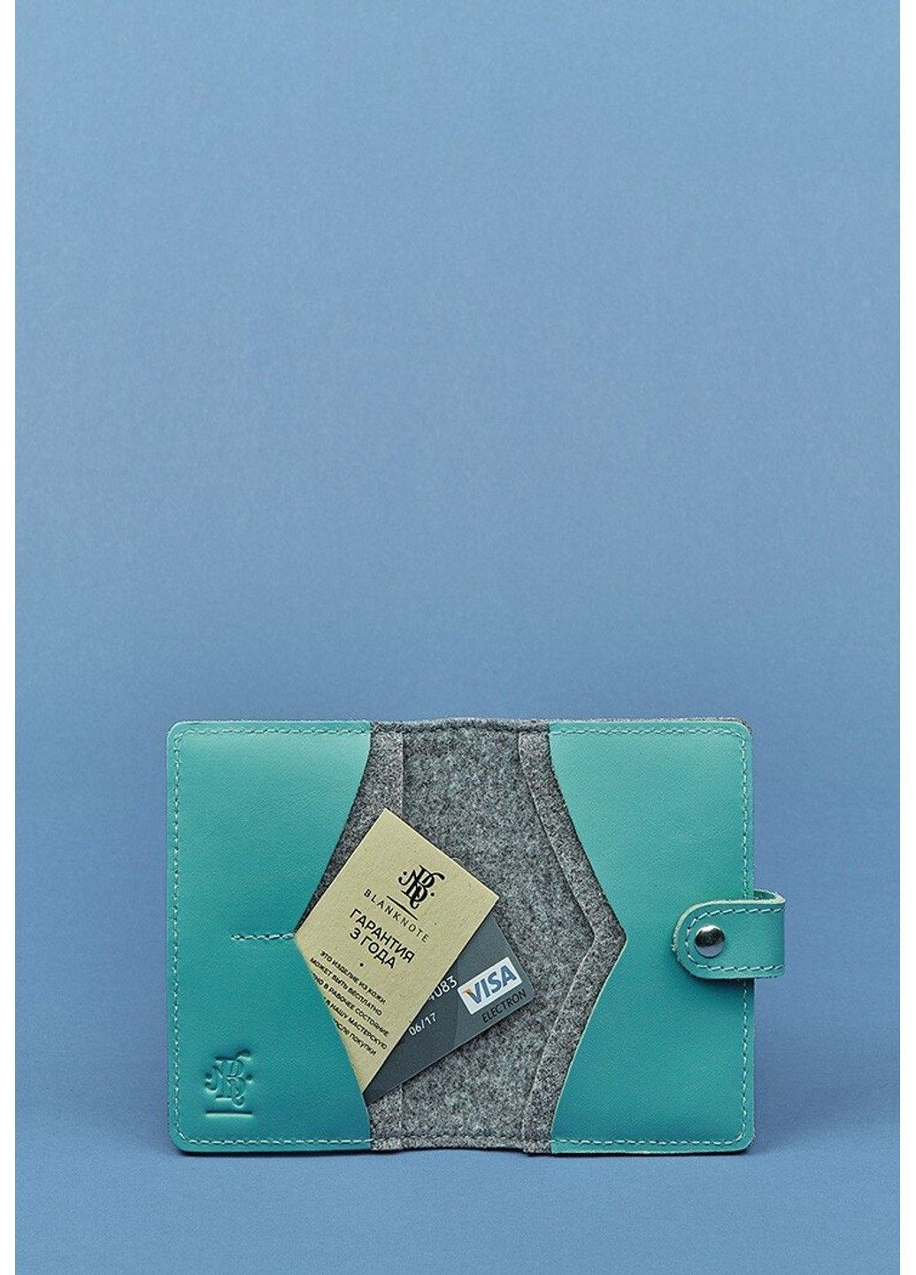 Обложка для паспорта из кожи 3.0 «Инди» bn-op-3-nn-ls BlankNote (293056331)