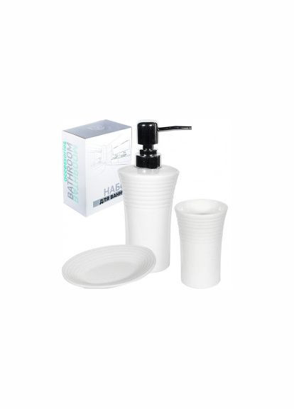 Набір аксесуарів для ванної кімнати 889-07-006 3 предмета SNT (336876839)