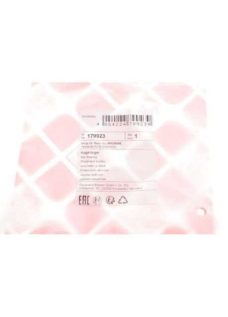 Подшипник шариковый опорный крепеж амортизатора 179923 Febi Bilstein (360746485)