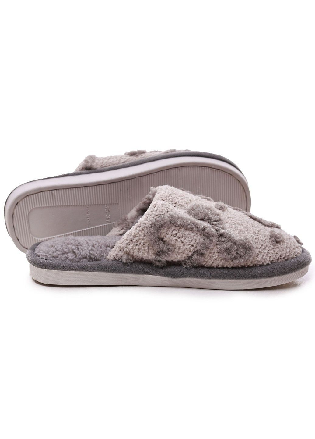 Серые тапочки женские Lumo