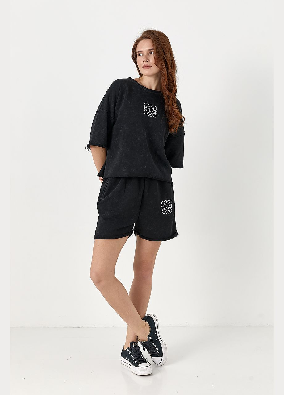 Спортивний костюм з футболкою та шортами вільного крою Lurex (332200011)