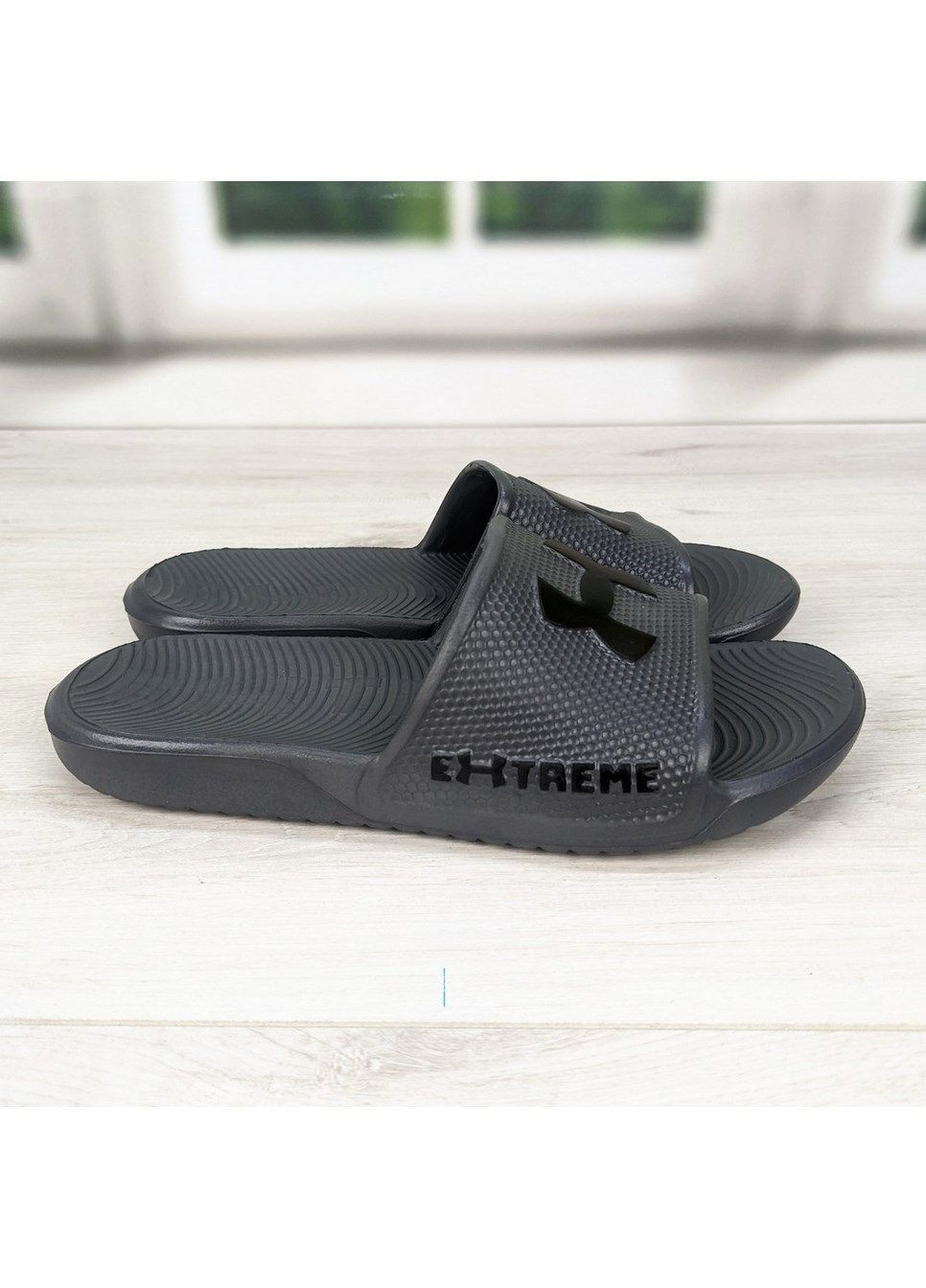 Темно-серые женские пляжные шлепанцы сланцы пенковые Gipanis