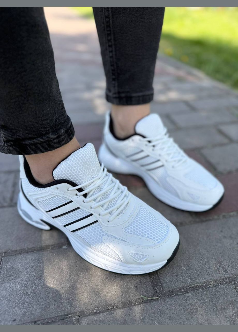 Легкие женские кроссовки белые (642) No Brand белые лето (332041711)