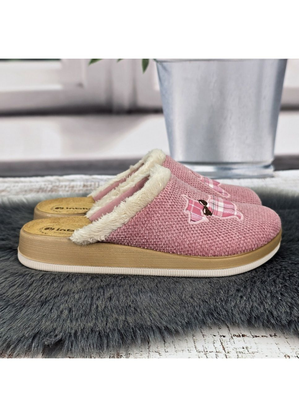 Тапочки жіночі теплі із закритим носком Inblu (370091713)