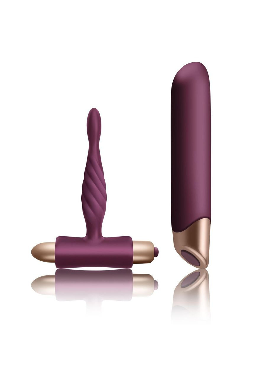 Набор вибраторов Climaximum Rapture, анальная пробка + вибратор, 10 режимов No Brand (331767558)