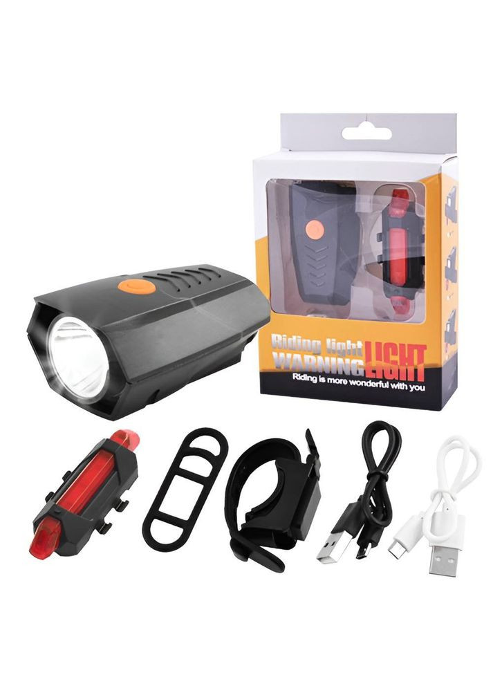 Велоліхтар BSK-178-1 XPG + STOP-5SMD red з акумулятором No Brand (325610390)