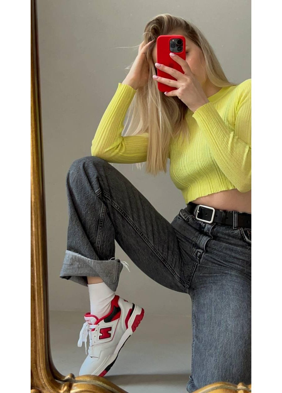 КРОССОВКИ ЖЕНСКИЕ NEW BALANCE 550 RED НЬЮ БЕЛАНС 550 No Brand белые демисезоны (368855975)