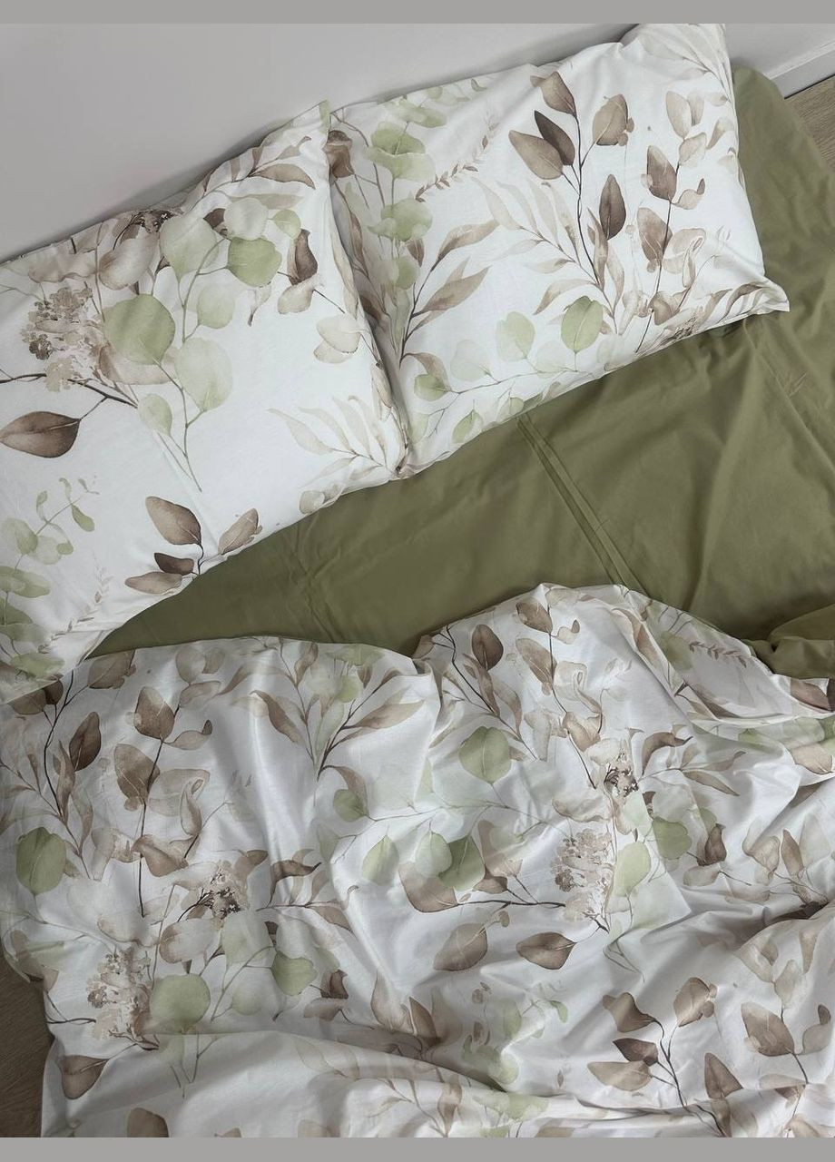 Комплект постельного белья Евро макси Ранфорс 00011 Freshery 0001130 No Brand (346055537)