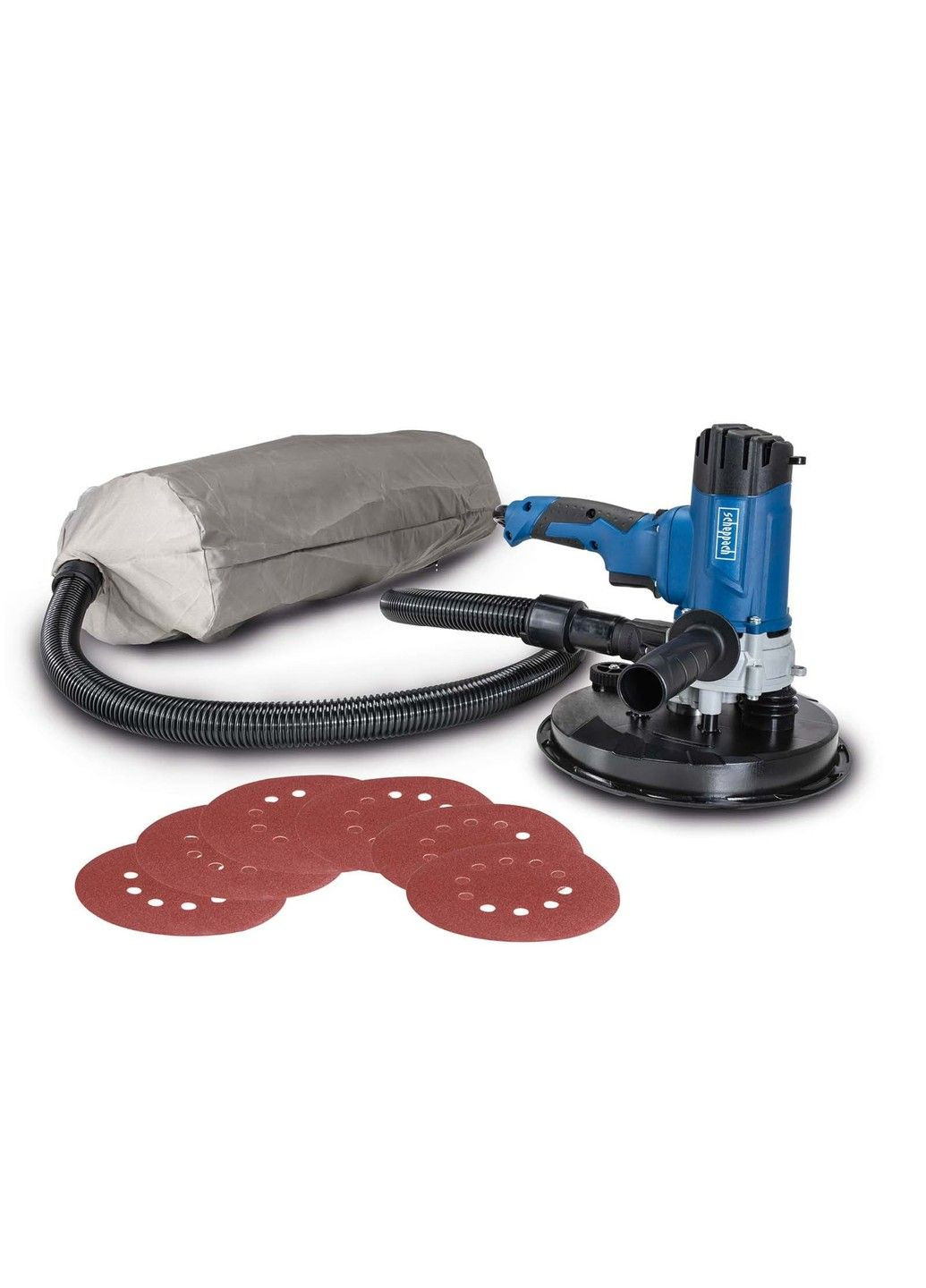 Шлифмашина для стен сетевая DS200 (215 мм, 1500-3200 об/мин, 1200 Вт, 3.6 кг) Scheppach (302240840)