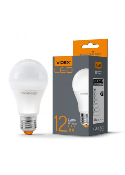 LED лампа A60e 12W E27 3000K (VLA60e-12273) Videx (305758246)