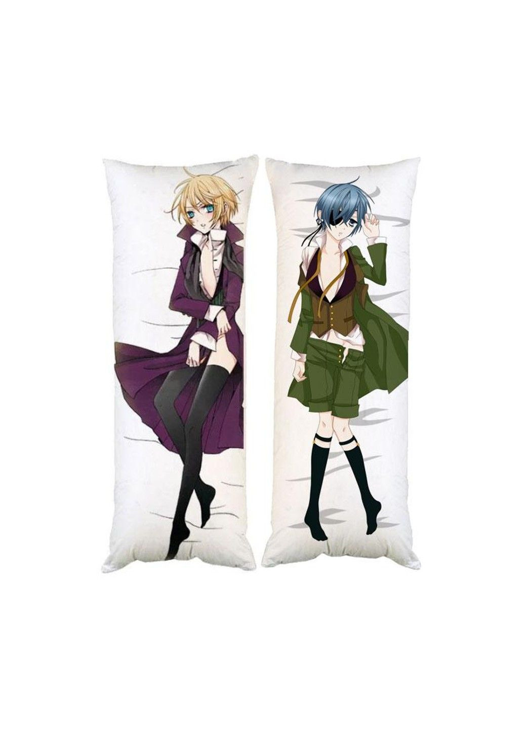 Подушка дакимакура Алоис Сиэль Темный Дворецкий декоративная ростовая подушка для обнимания двусторонняя No Brand (329433585)