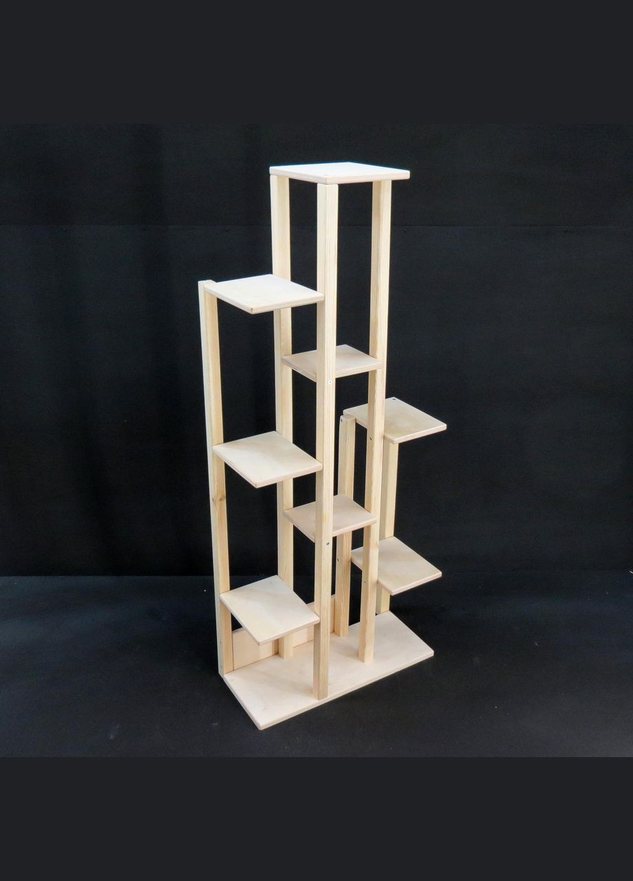 Подставка для цветов из дерева Коменда 3 бланже (ЦСТ-312701) No Brand (328230349)