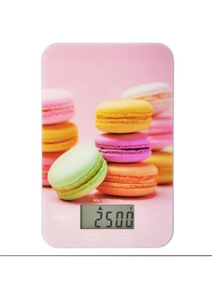 Весы кухонные Macaron RSK14-P-Macaron 5 кг Rotex (335882937)