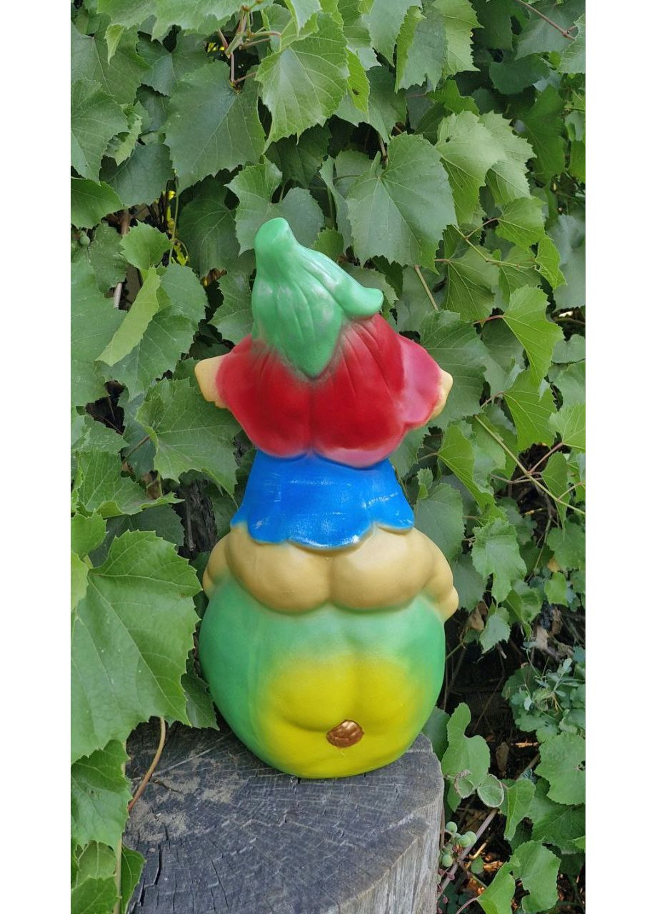 Садовая фигура, декор для сада Гном на яблоке No Brand (353314261)