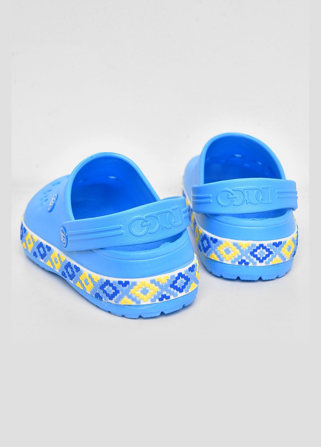 Крокси жіночі синього кольору Let's Shop (280937966)