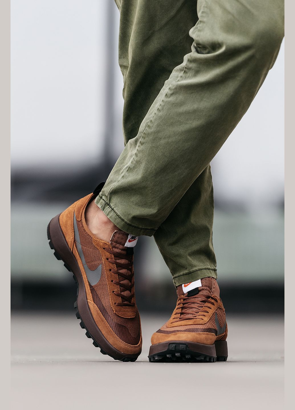 Коричневі Осінні кросівки чоловічі nike craft x tom shachs brown | найк крафт коричневі No Brand