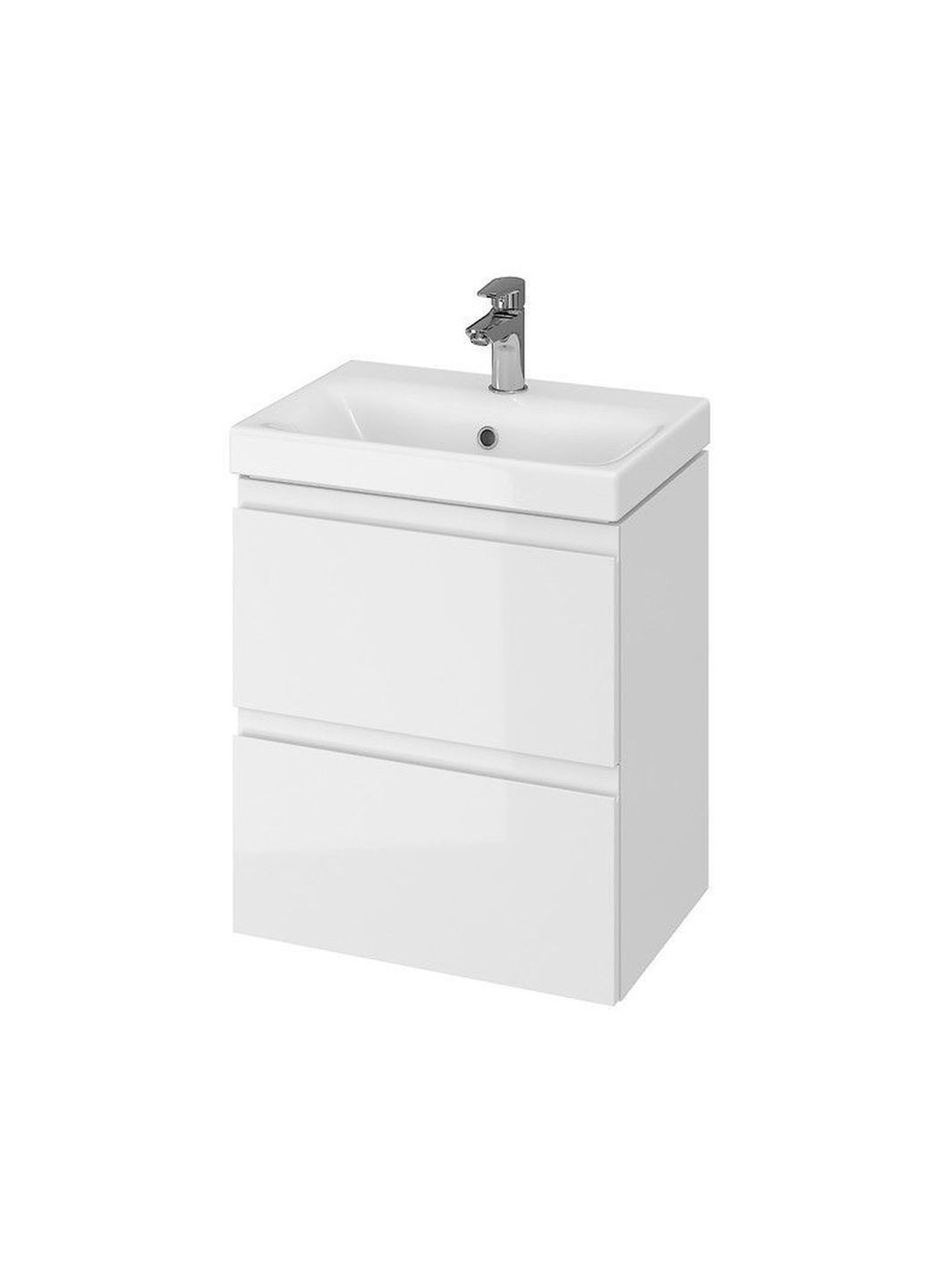 CET B02 MODUO SLIM шкафчик с умывальником MODUO SLIM 50 белый Cersanit (299998574)