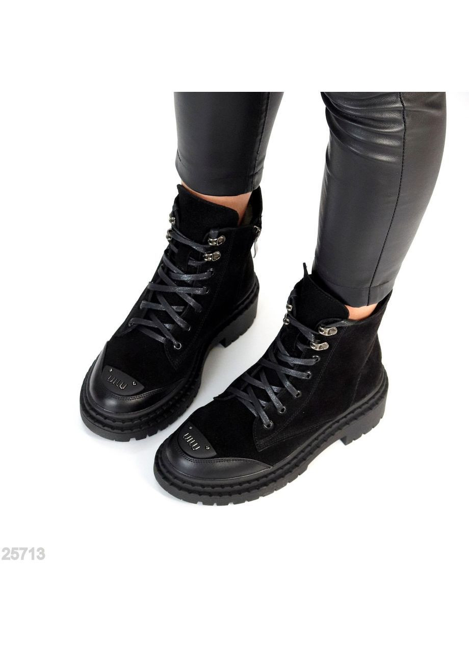 Зимние зимние ботинки Helen из натуральной замши