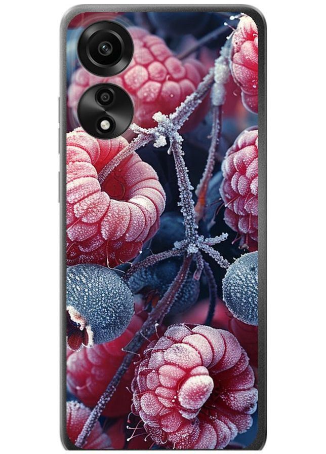 Силіконовий чохол 'Морозні ягоди' для Endorphone Oppo A78 4G (285106894)