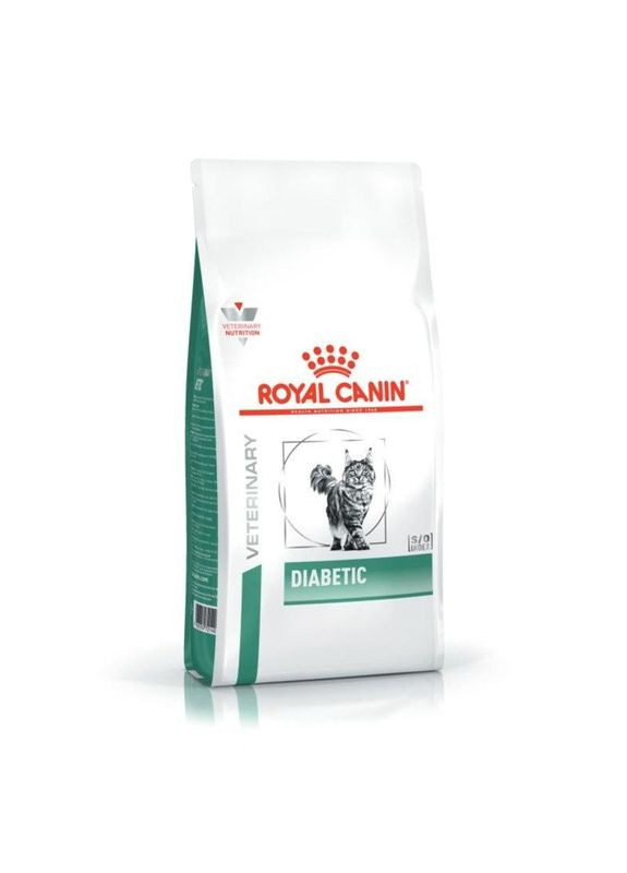 Повнораціонний дієтичний корм для кішок при цукровому діабеті Diabetic Cat 1,5 кг Royal Canin (364357162)
