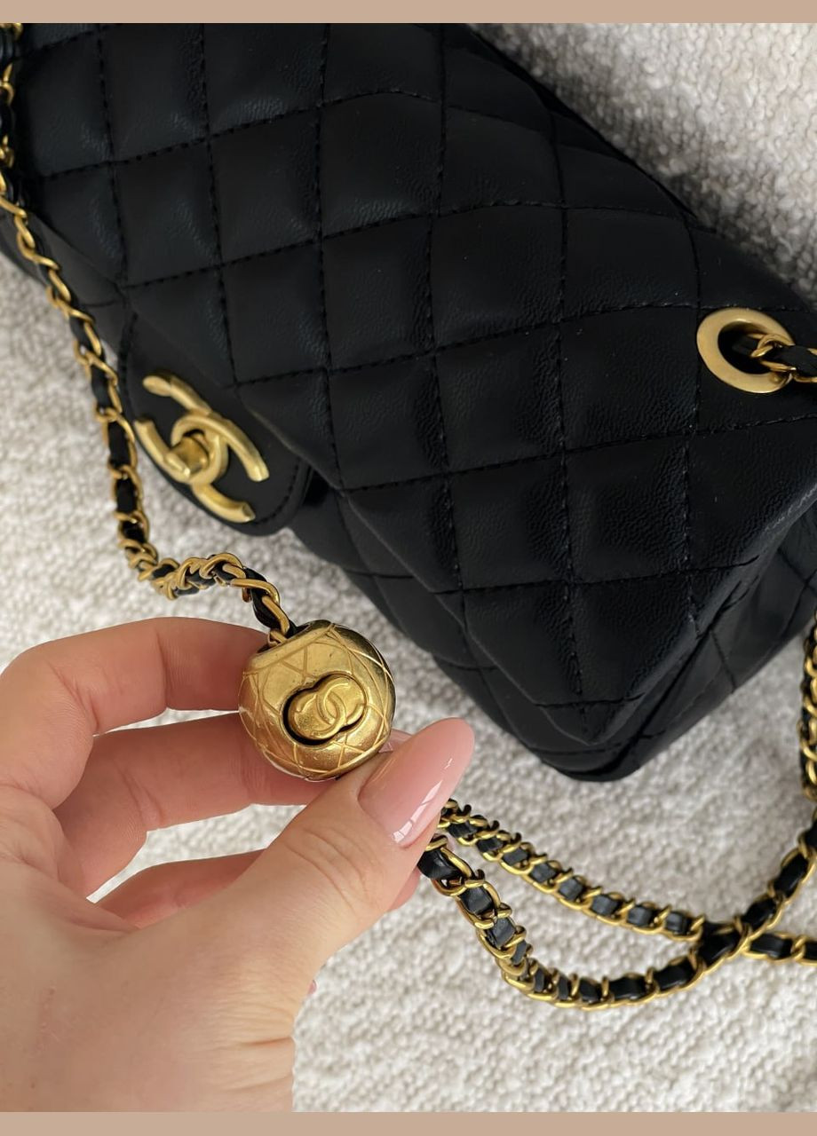 Small Classic Flap Bag - ЛЮКСОВА ЯКІСТЬ чорний No Brand (332565949)