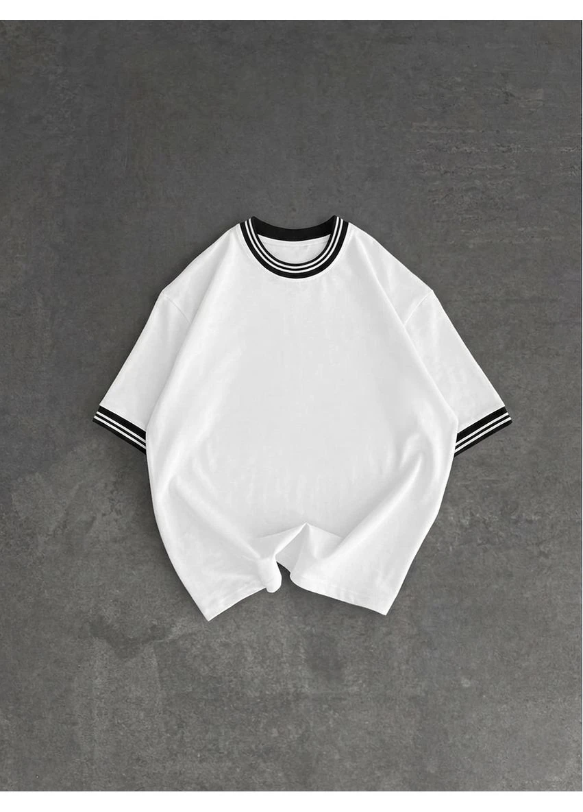 Комбинированная футболка No Brand