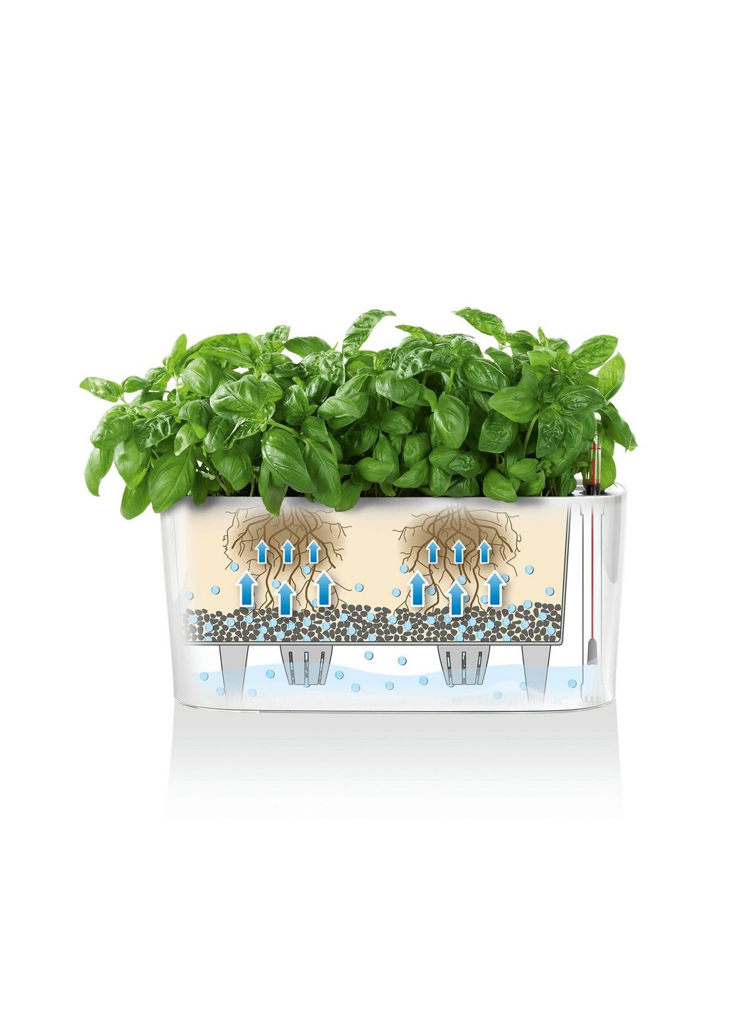 Вазон Delta Premium 10, антрацит (A-013548) Lechuza (317268863)