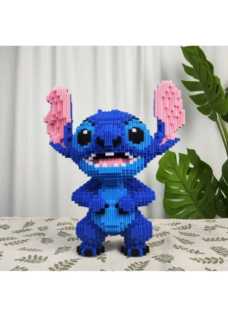Конструктор 3D «Стич Disney» для дітей та дорослих, 5600 деталей, пластиковий, розвиваючий, фігурка 30 см, унісекс No Brand (364191324)