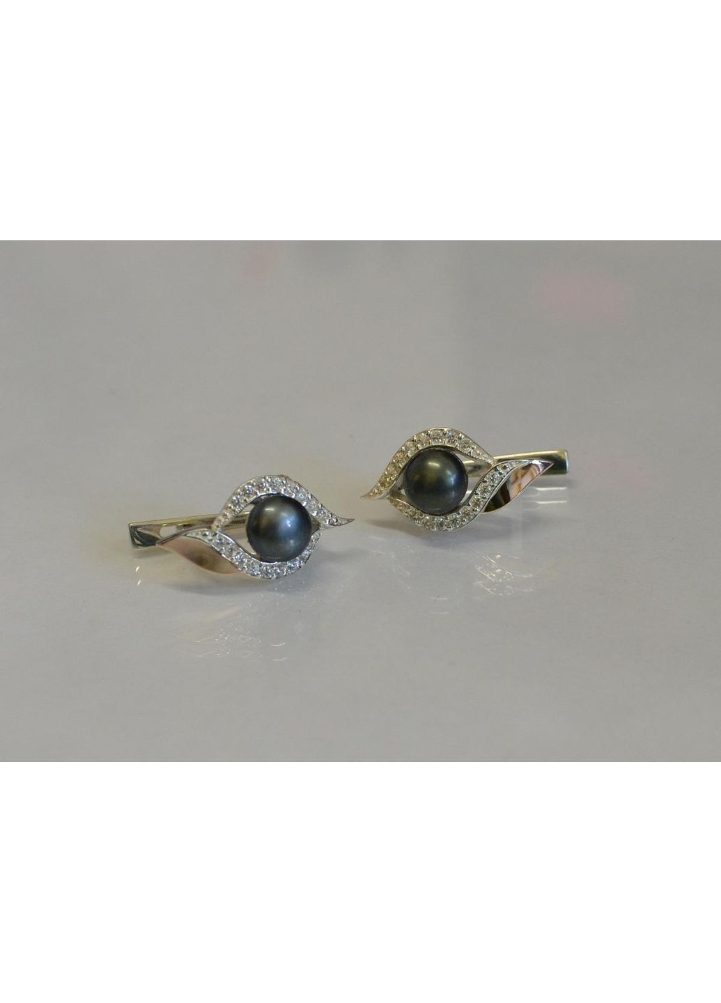 Срібні сережки з перлинами Silver Style (367112107)