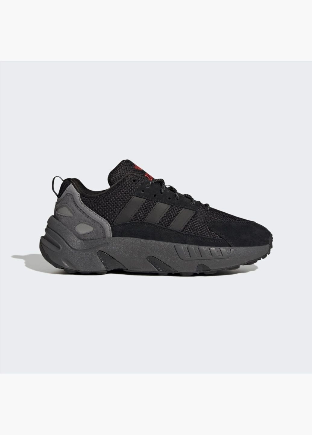 Чорні кросівки чоловічі zx 22 boost shoes black hq6631 adidas