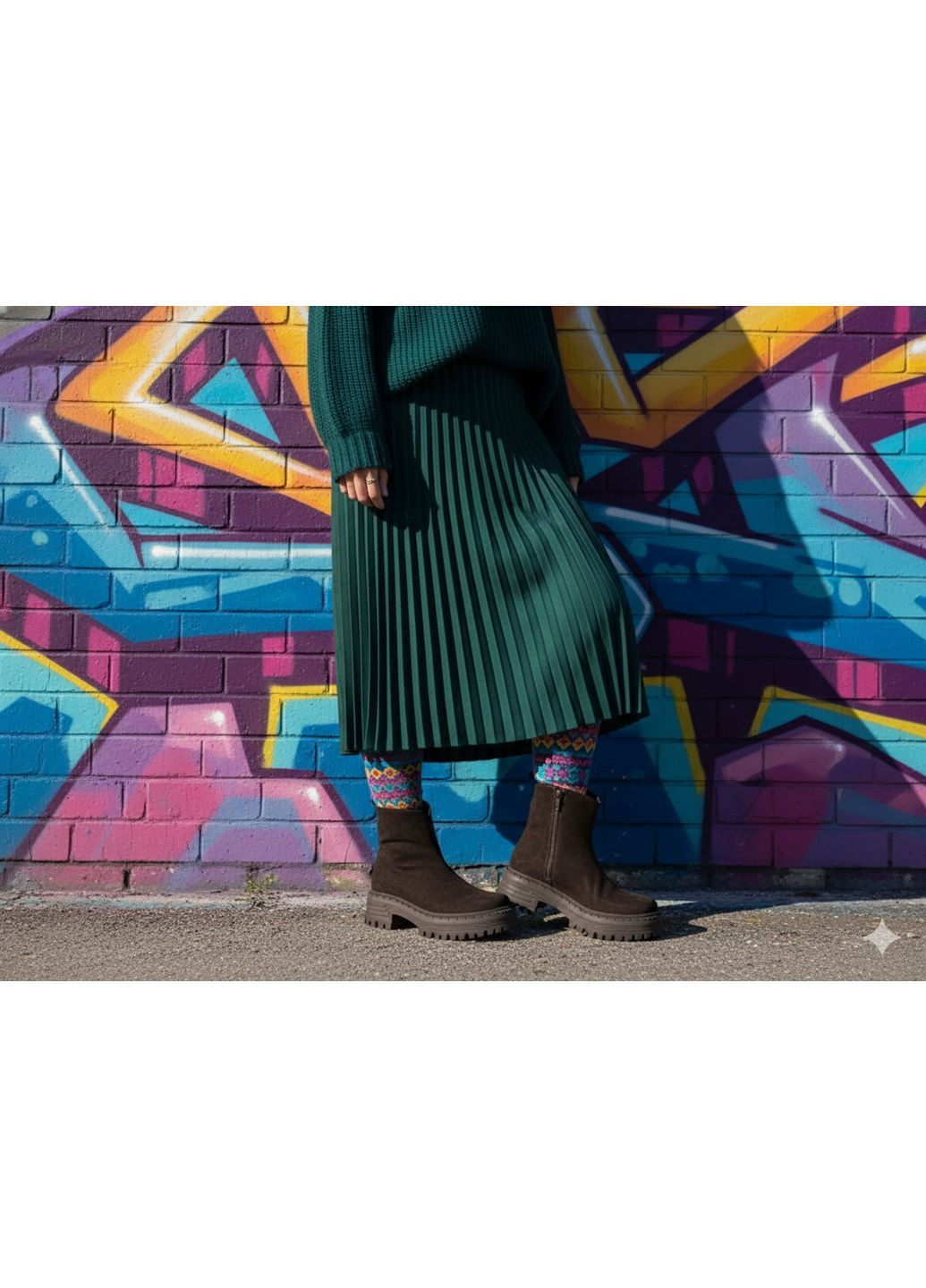 Зимние женские зимние ботинки из натуральной замши коричневого цвета с боковой молнией Paradize из натуральной замши