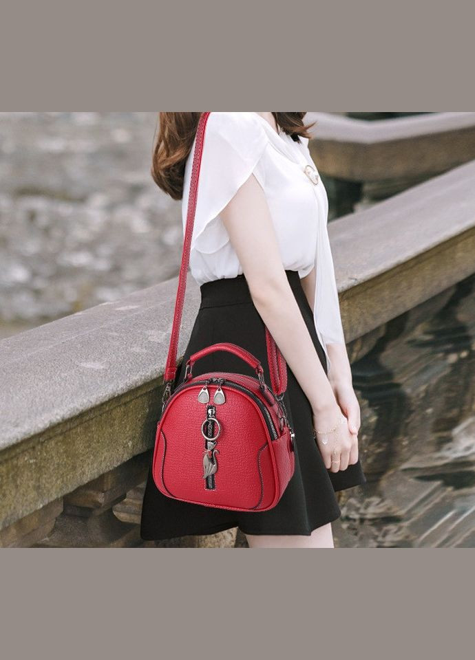 Женская мини сумочка на плечо с брелком, маленькая женская сумка No Brand (334730486)