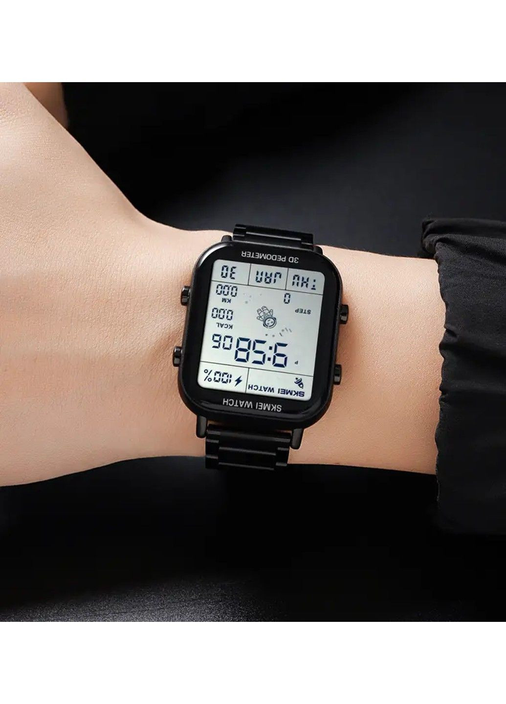 Чоловічий наручний годинник 1888 astronaut фітнес трекер (Чорний) Skmei (314484002)