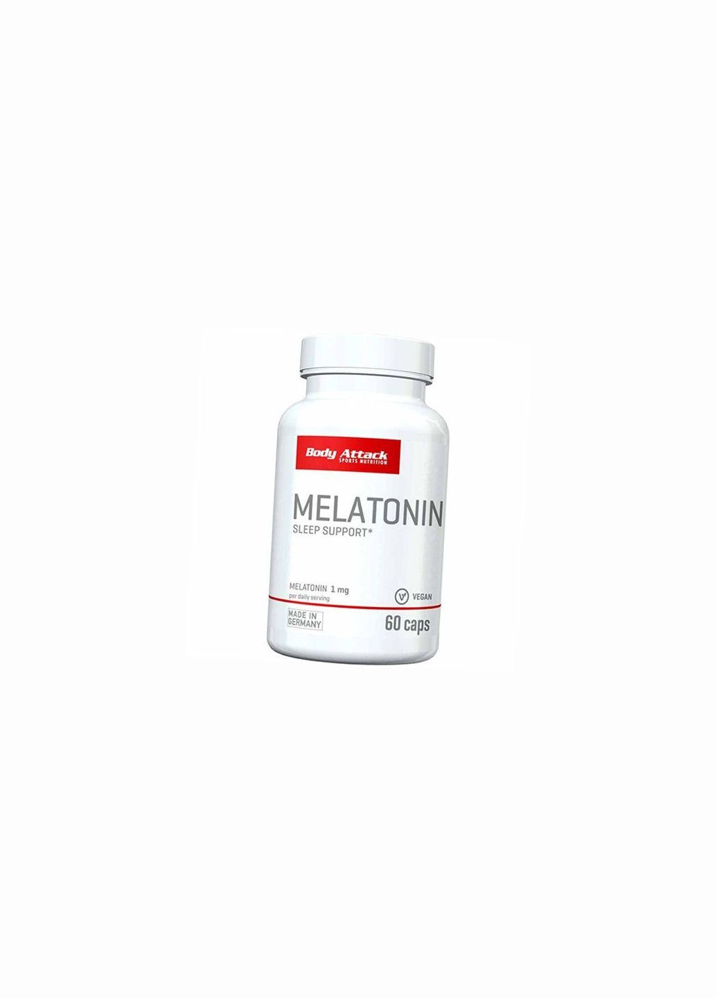 Мелатонин, Melatonin, 60капс (72251002) Body Attack (293257113)