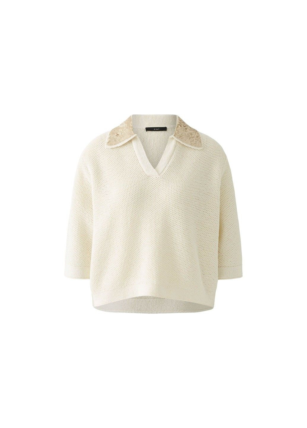 Білий демісезонний джемпер жіночий білий джемпер Oui