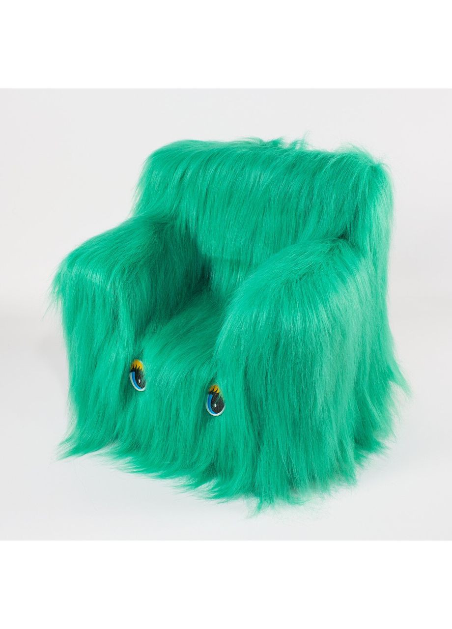 Детский Стульчик Пушистик 43см зелёный (ZL6267) Попелюшка (365548044)