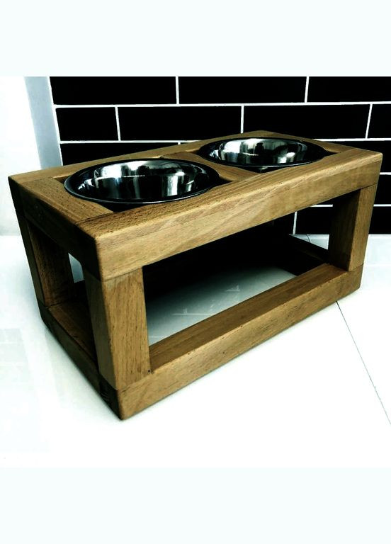 Подставка под миски для собак из дерева Заволе мускат (ПСО-001807) No Brand (328605607)