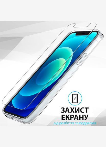 Чехол с полной защитой для iPhone 12 Mini и 2 защитных стекла - Crystal Clear (502307113-X002LYU2BB) FlexGear (300854114)