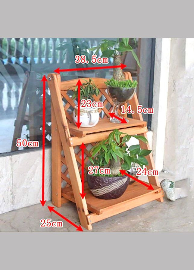 Подставка для цветов из дерева Олива шафран (ЦВП-006306) No Brand (328226116)