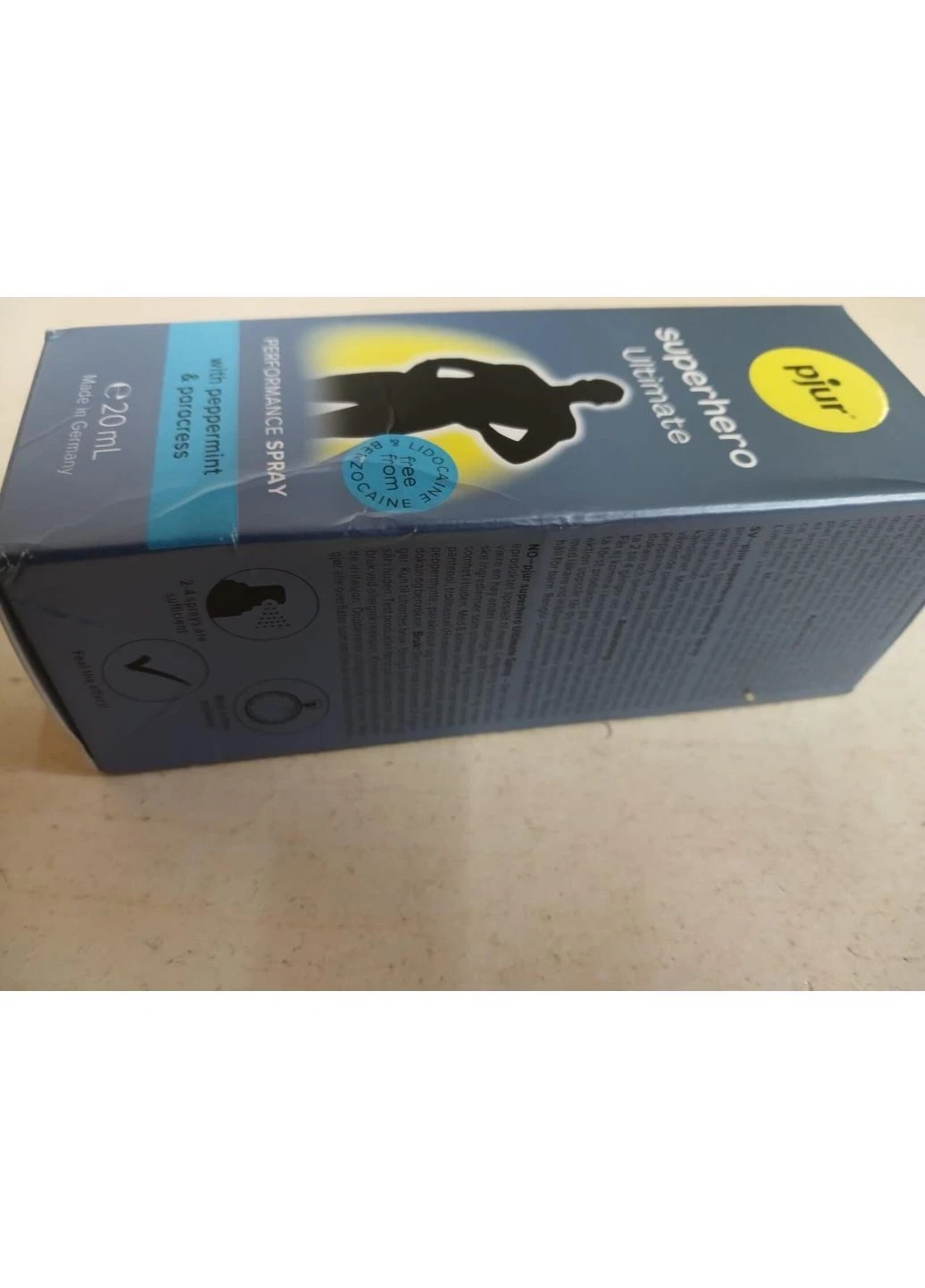 Спрей-пролонгатор Superhero Ultimate Spray 20 мл (м'яте паковання!!!) Pjur (393920433)