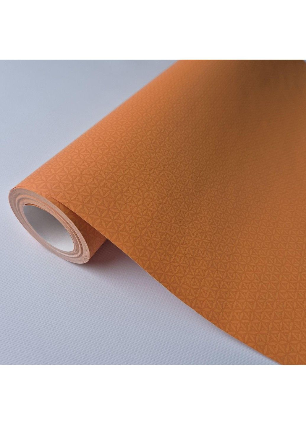 Виниловые обои 0.53 × 10.05 м 4 Woman 54058, оранжевые однотонные для спальни, гостиной, коридора MARBURG (361205069)