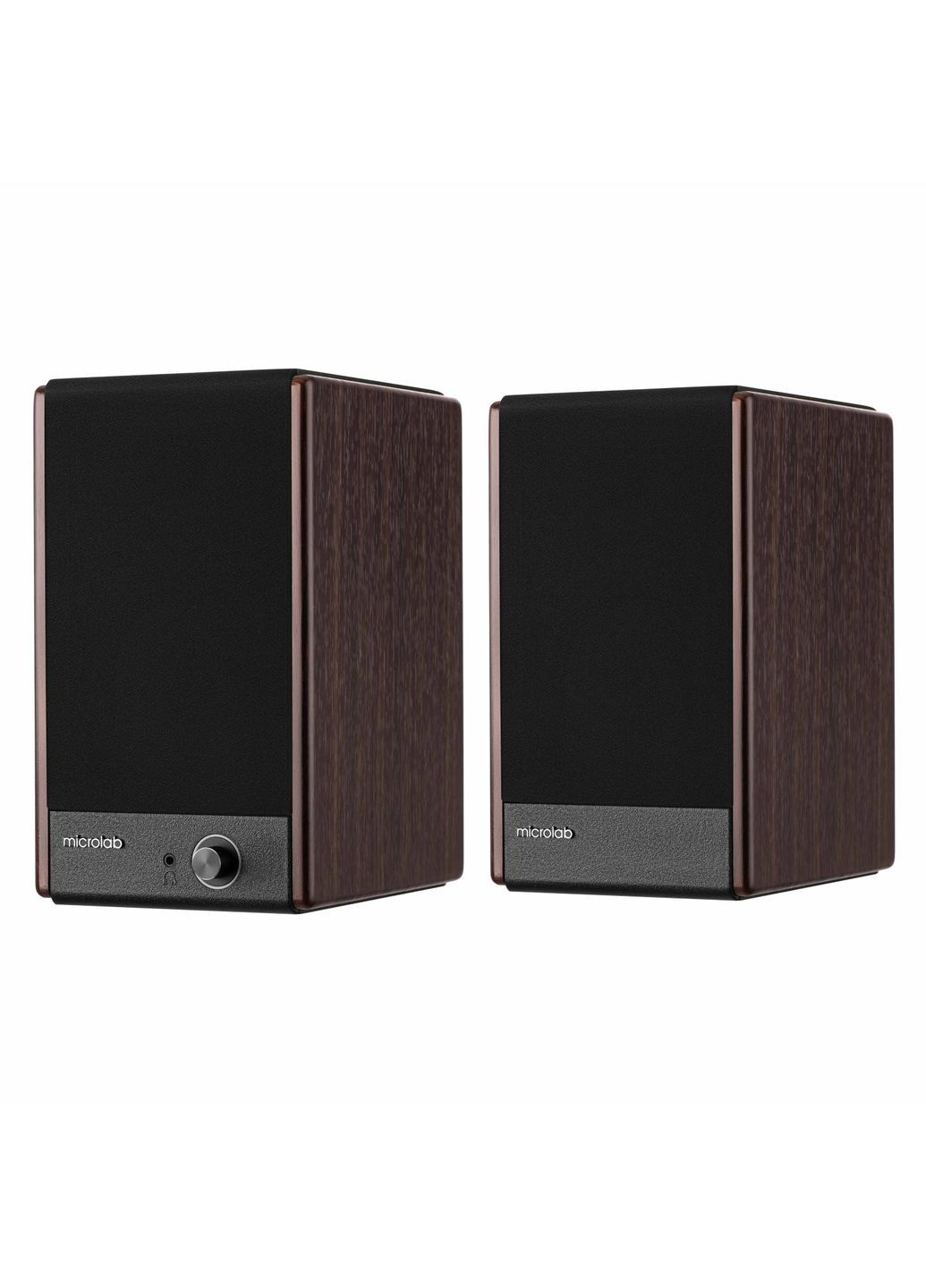 Акустическая система SOLO 3 2.0, 40w, mini-jack/, коричневый Microlab (364275350)