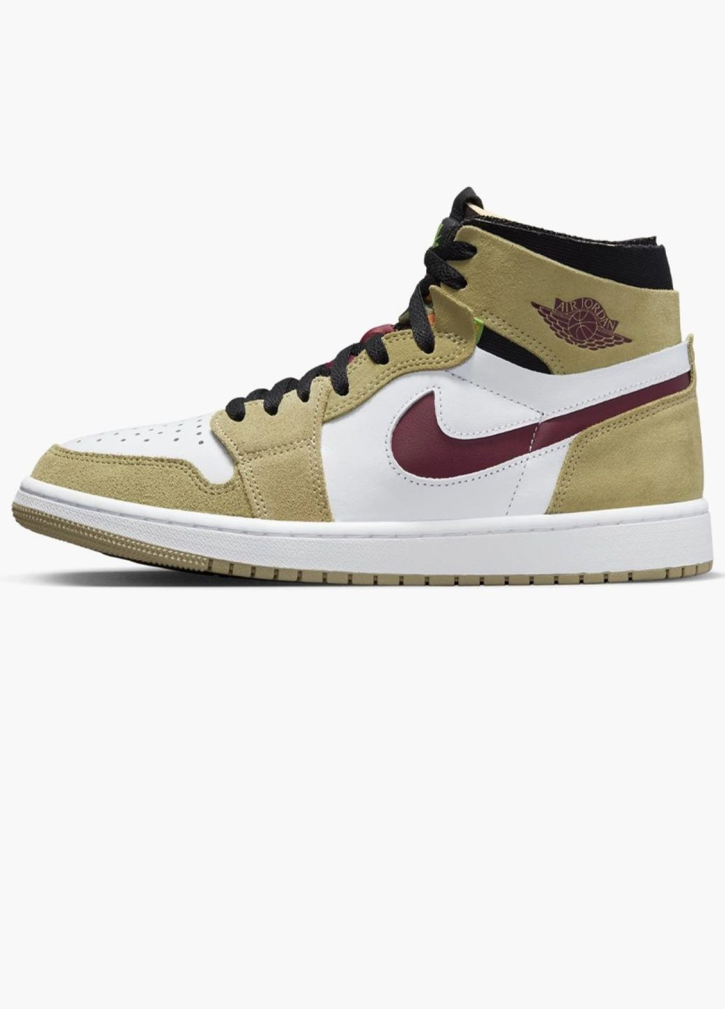 Оливкові кросівки чоловічі air 1 zoom cmft olive ct0978-203 Air Jordan