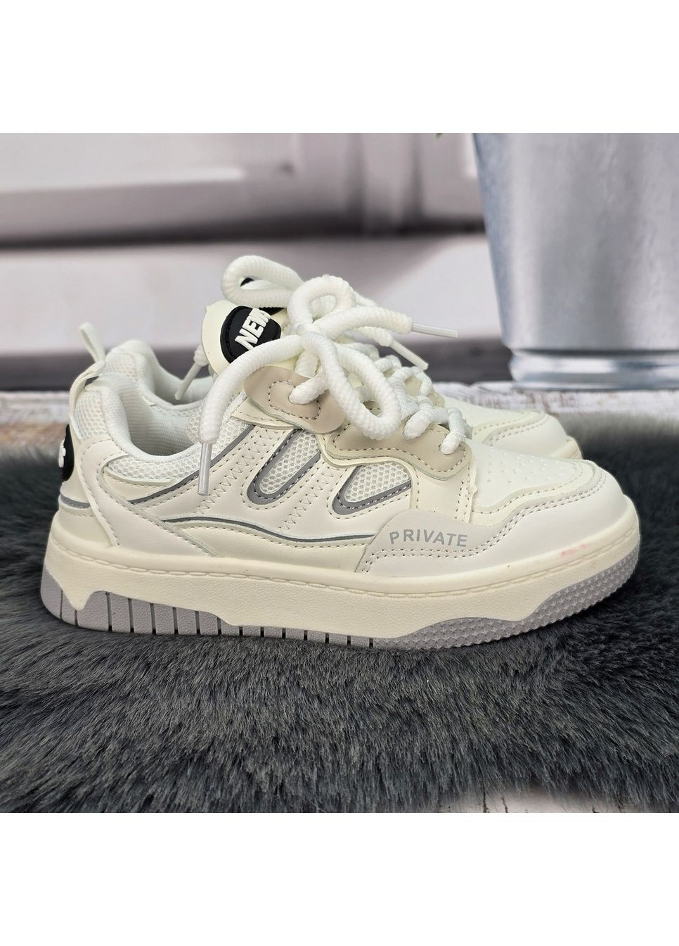 Білі осінні кросівки дитячі для дівчинки Jong Golf