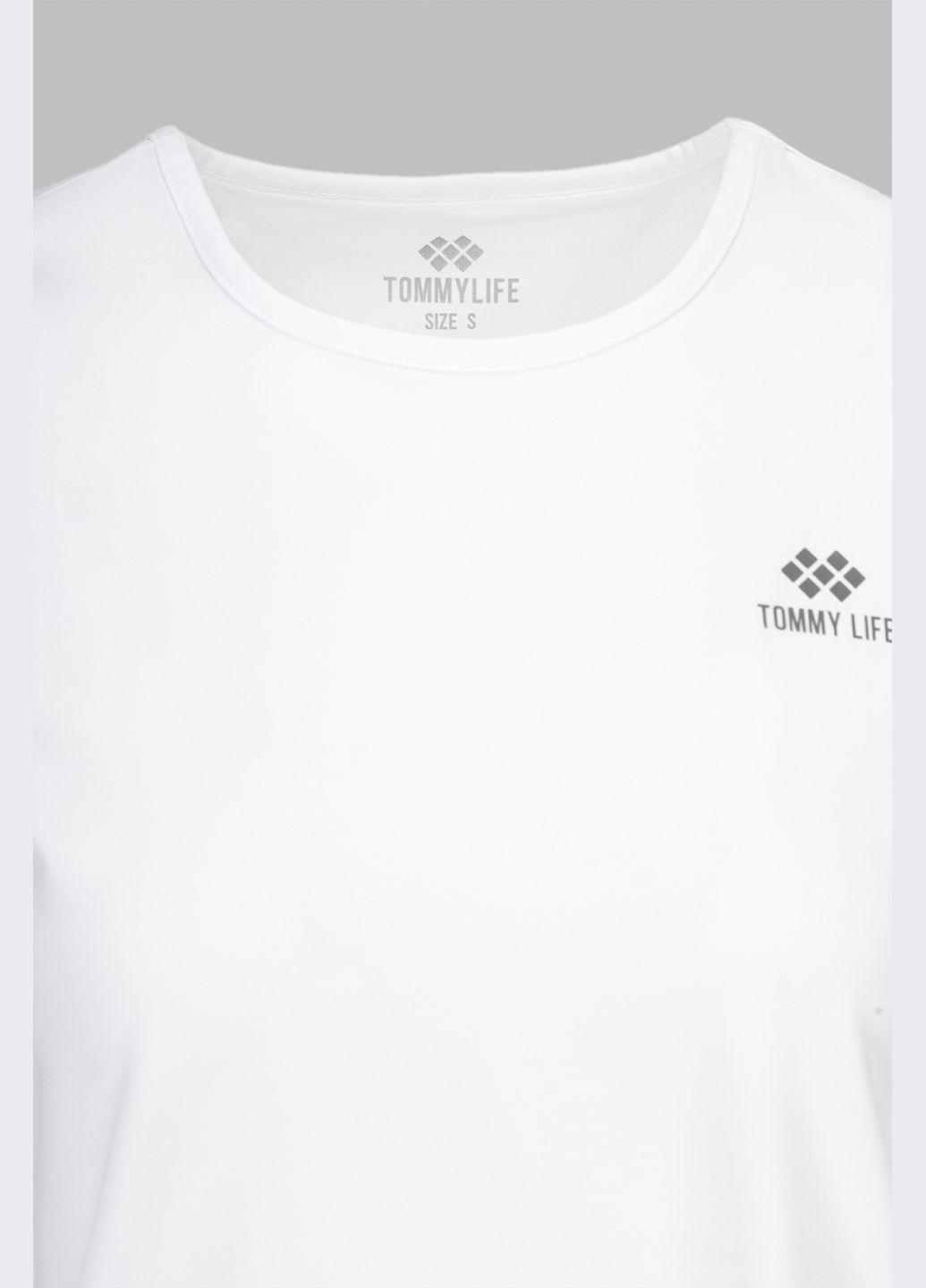Белая всесезон футболка фитнес Tommy Life