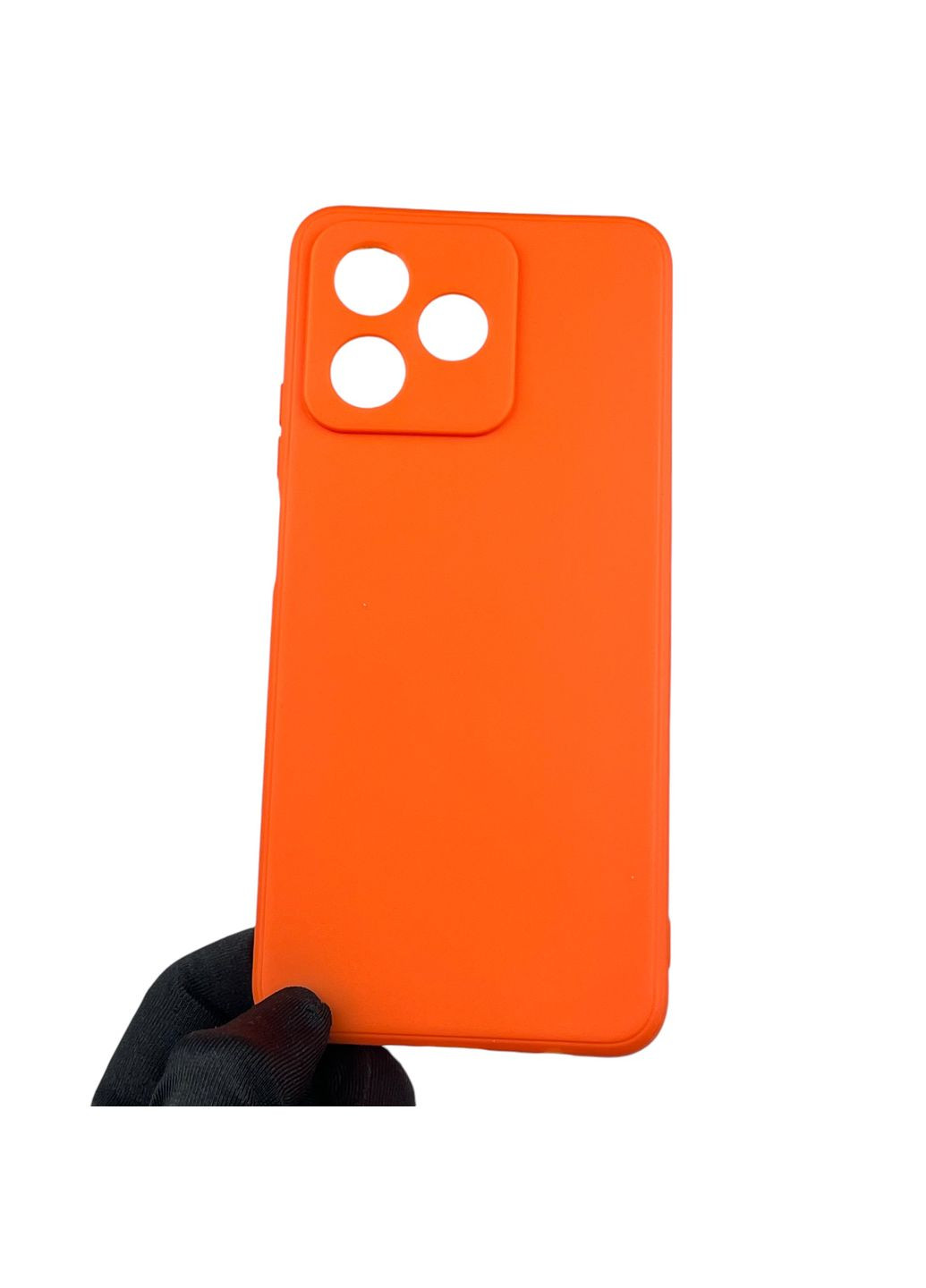 Чохол для C51 з квадратними гранями із захистом камери на реалмі с51 помаранчевий Realme (366021903)